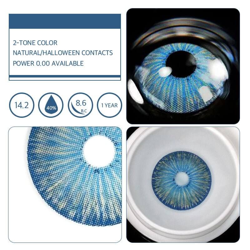 New York Blue Contacts - Enhance Your Natural Look