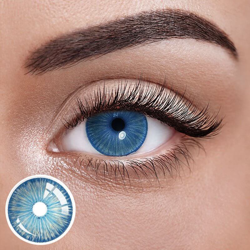 Unibling New York Blue Colored Contacts (Yearly)-unibling