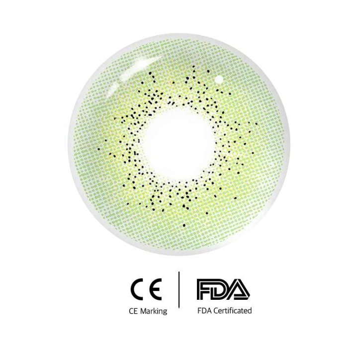 Ocean Green Eye Contacts Natural Olive Tone for Stunning Green Eyes