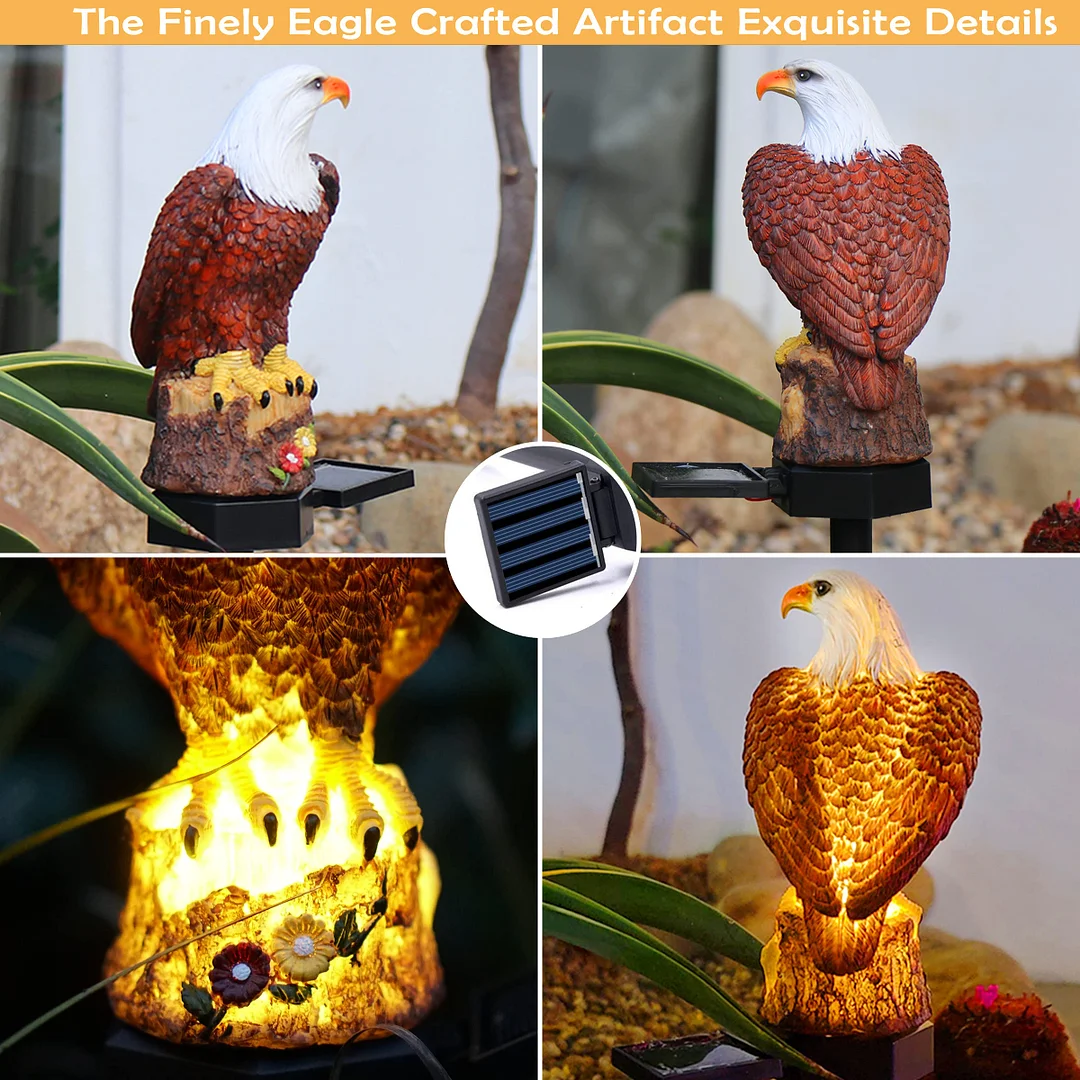 (🔥Last Day Promotion-SAVE 50% OFF)Solar Power LED Owl Lawn Light(2 PCS/SET)-BUY 2 GET 10% OFF & FREE SHIPPING