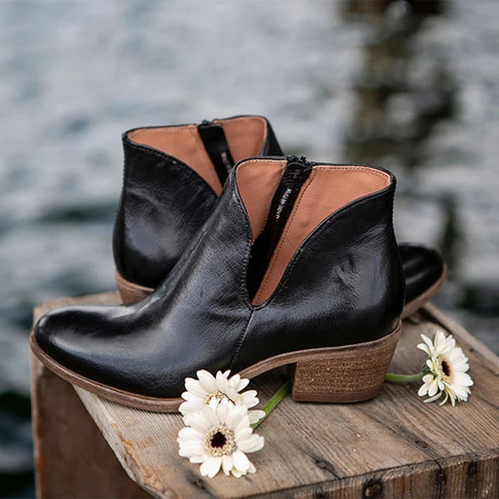 side zip winter boots