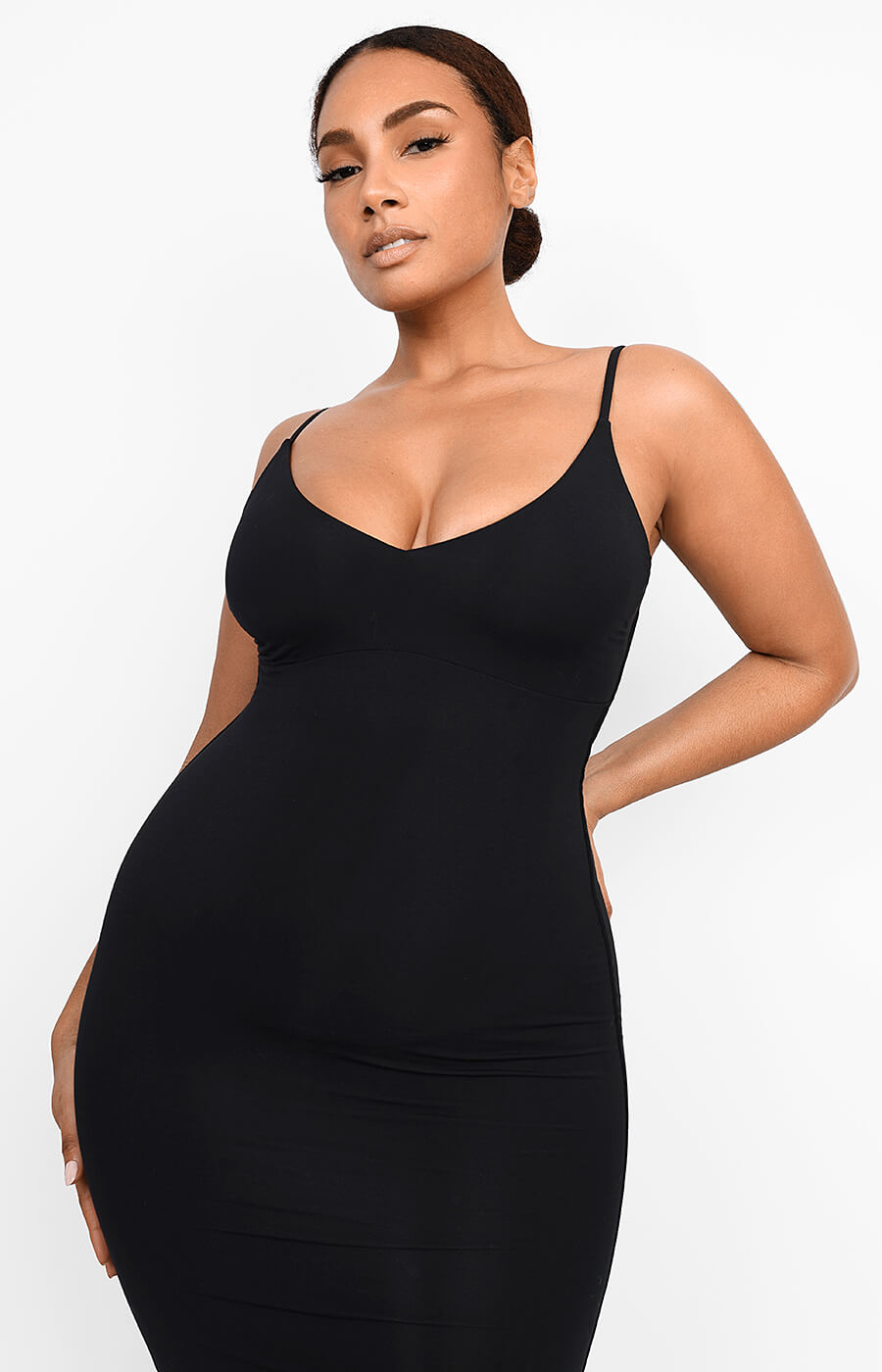 Built-In 360° Long Slip Shaping Maxi Dress