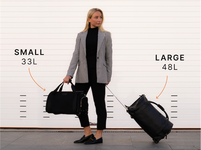 The Convertible Duffle Garment Luggage w/ Wheels