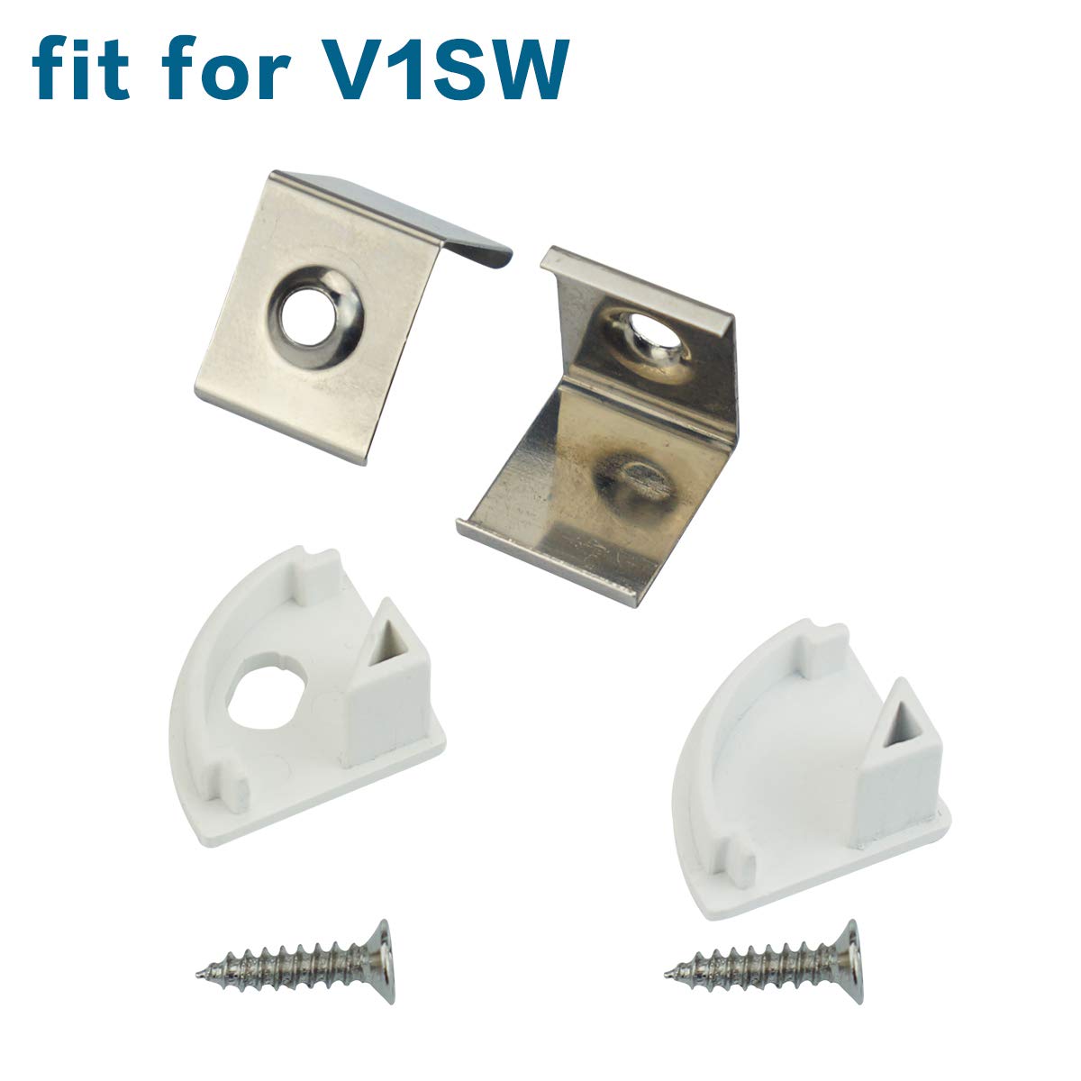 12 Pack Caps and Mounting Clips for V-Shape V1SW | Muzata USA