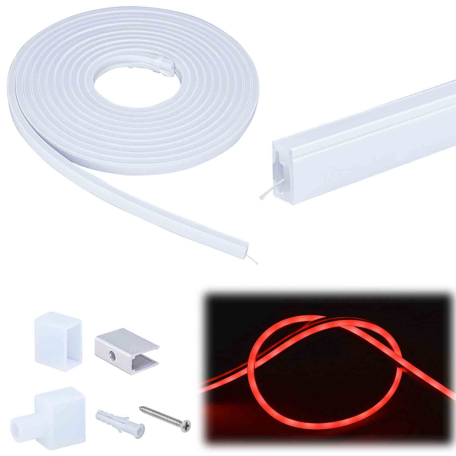 Silicone LED Channel System Flexible Tube -Muzata USA