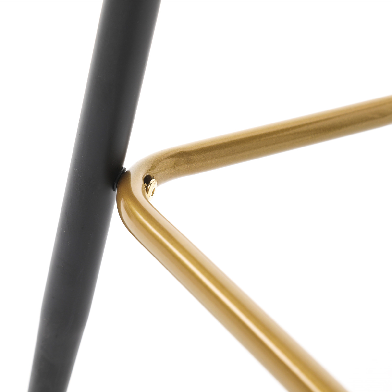 Contemporary Velvet Upholstered Bar Stool 