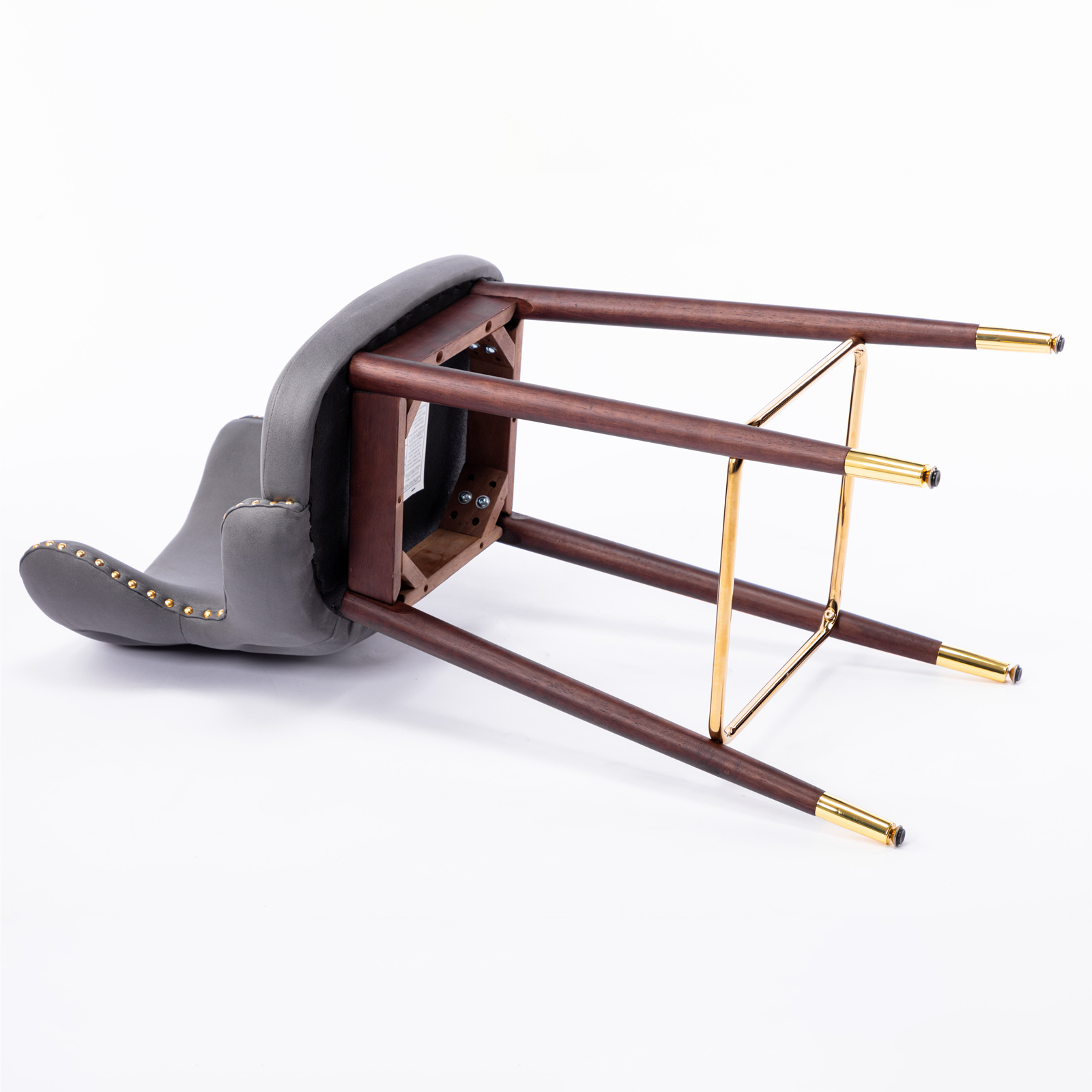 Modern Leathaire Fabric bar chairs Bar stools,Set of 2