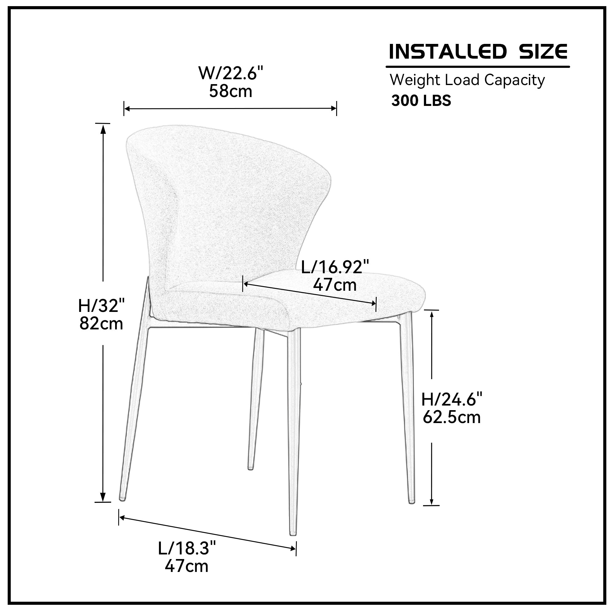 Mordern Dining Chairs(set of 2)