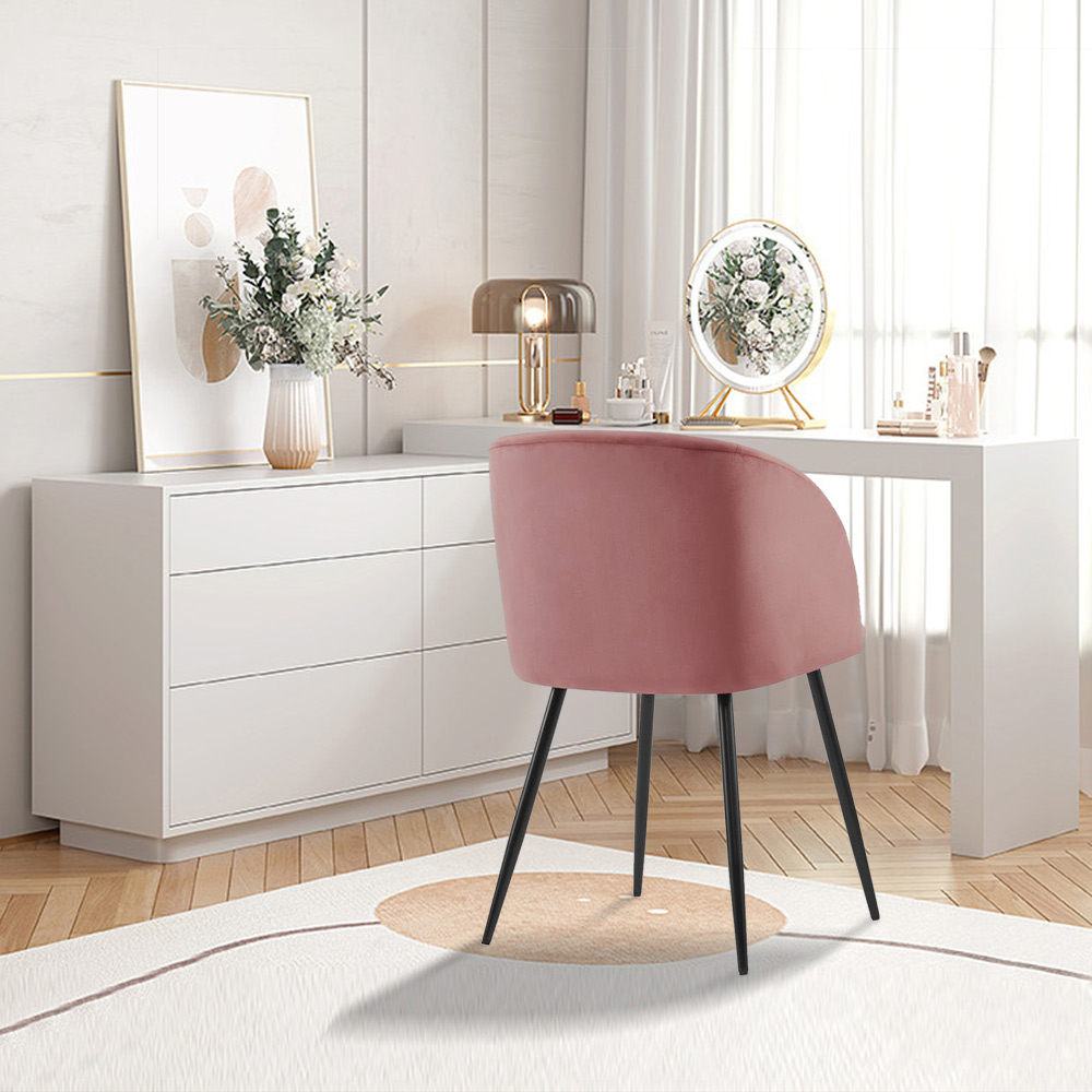 Upholstered dining armrest chair