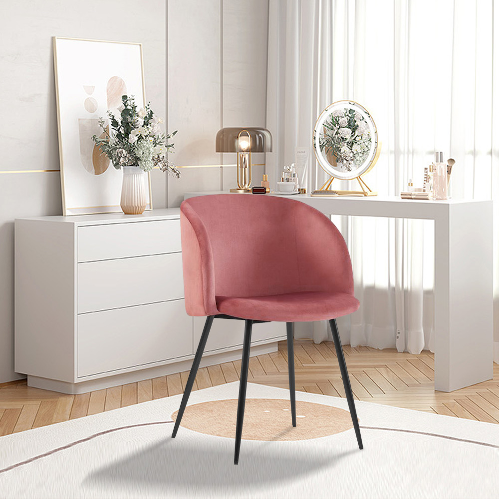 Upholstered dining armrest chair