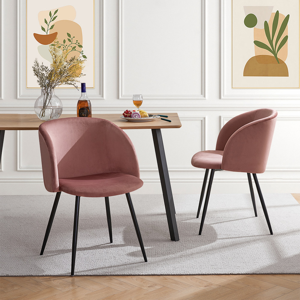 Upholstered dining armrest chair