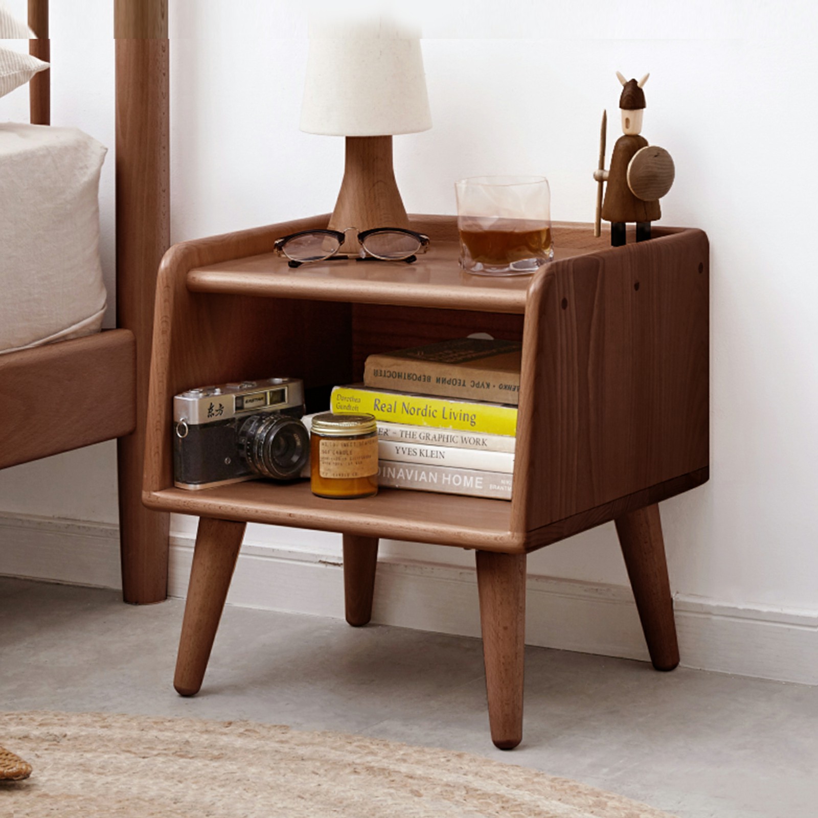 Pure Solid Wood Bedside Cabinet