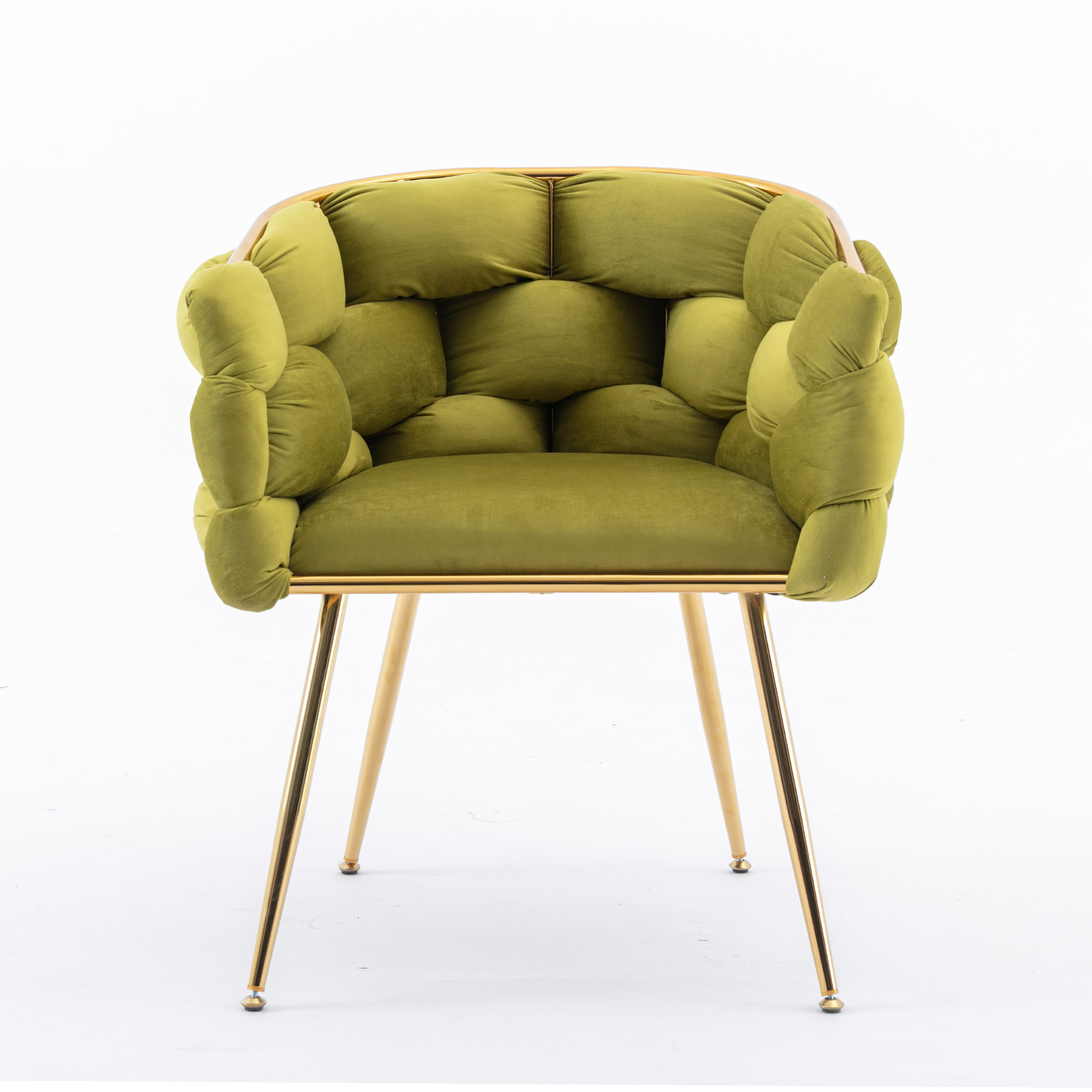 Luxury simple leisure velvet single chair 
