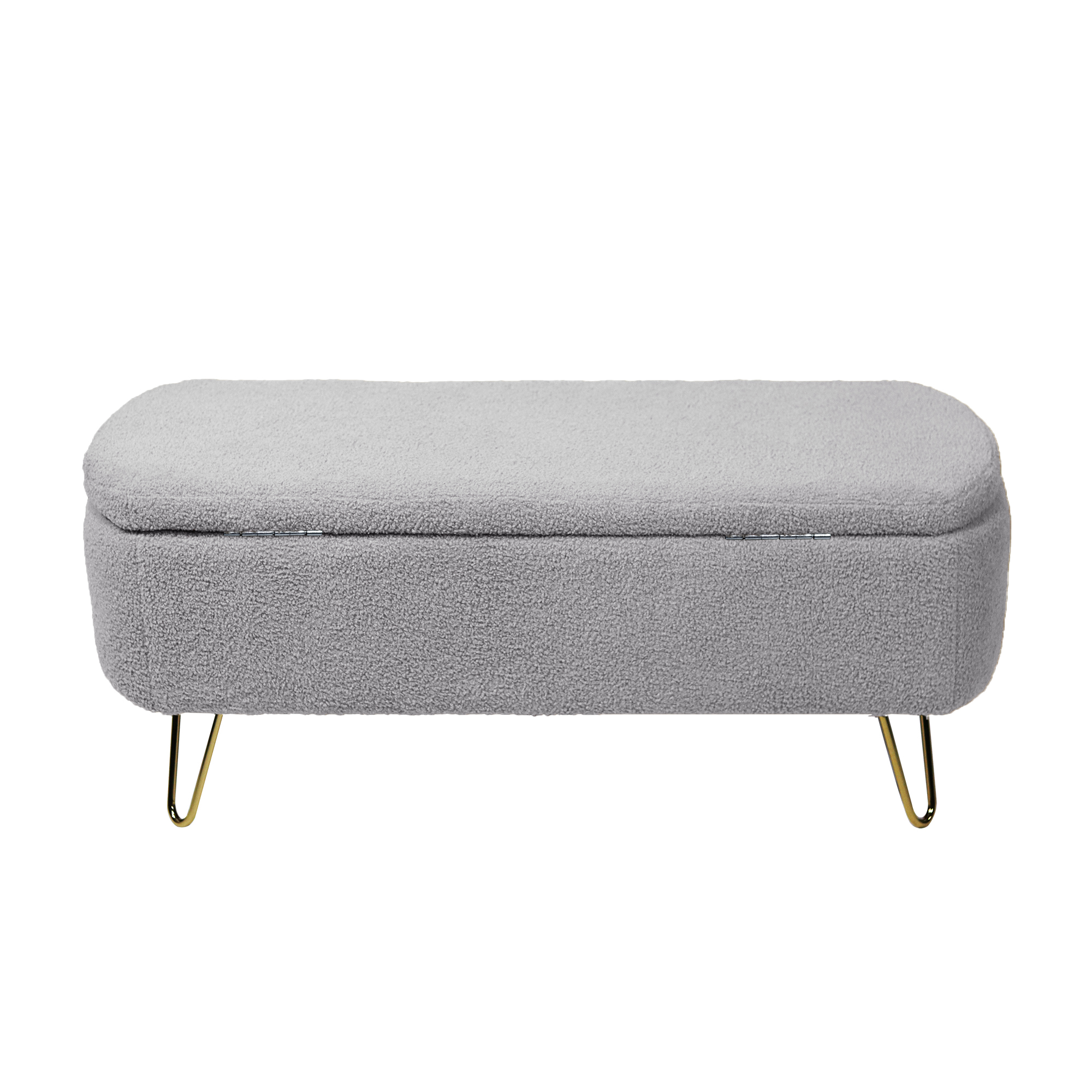 Ottoman Oval Storage Bench