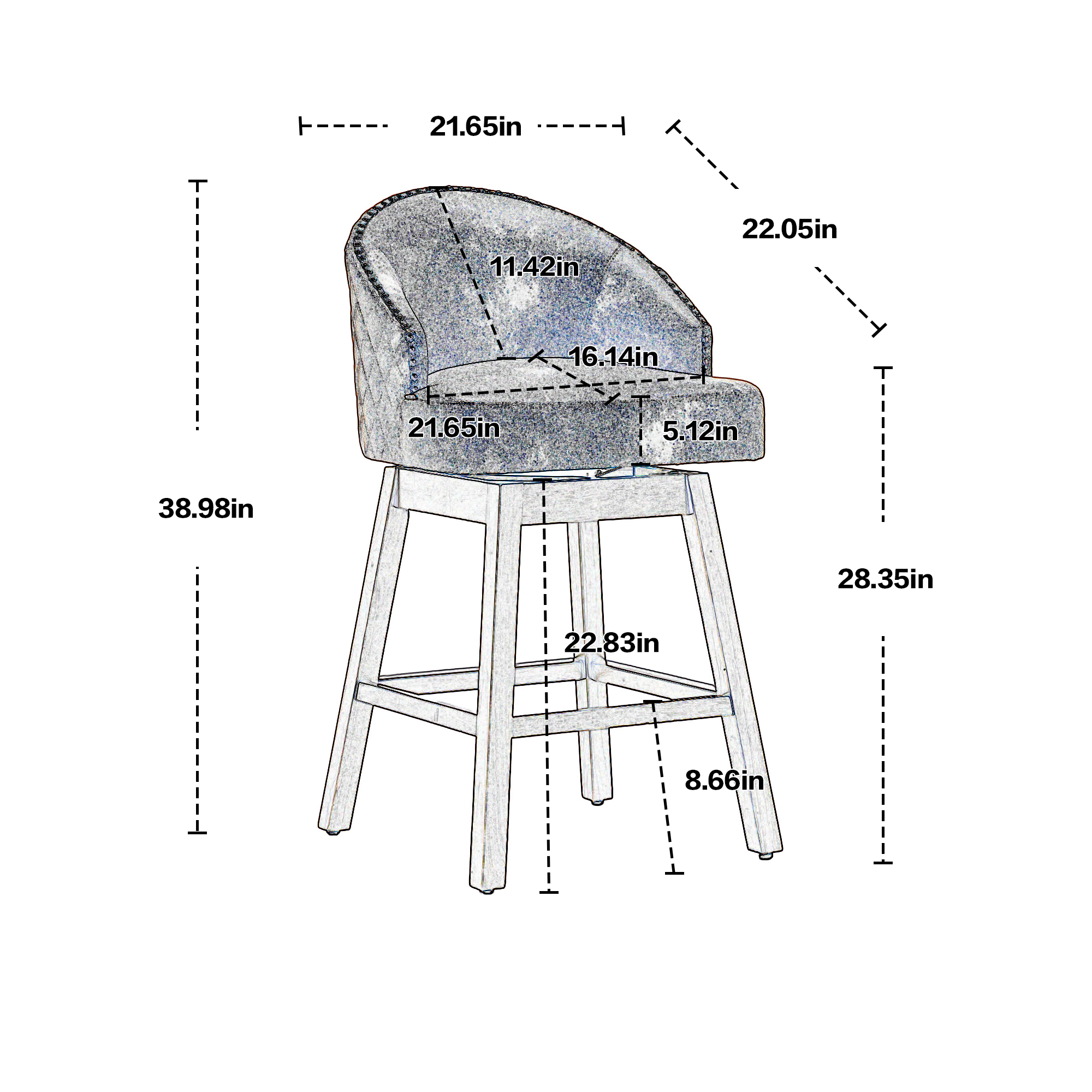 COOLMORE Bar Stools 