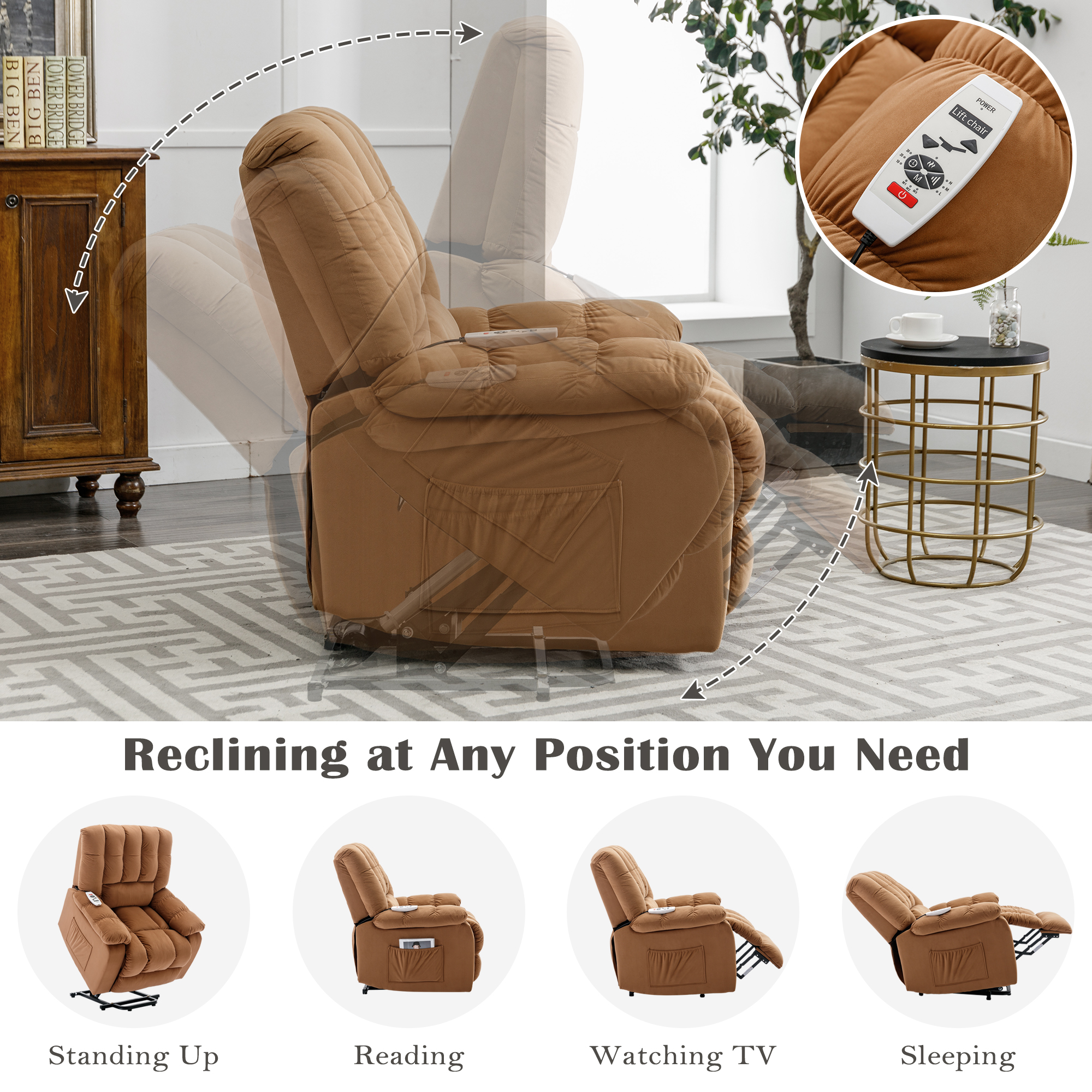 Massage Power Lift Recliner Chairs