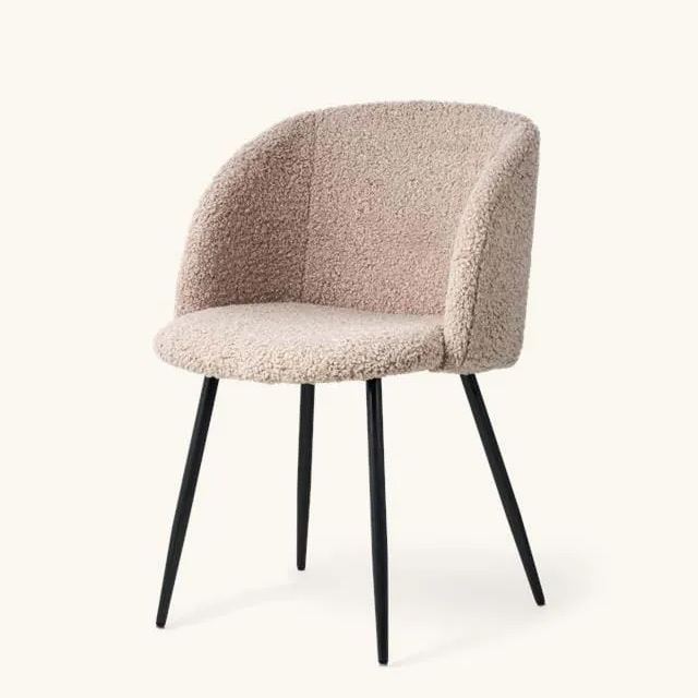 Upholstered dining armrest chair