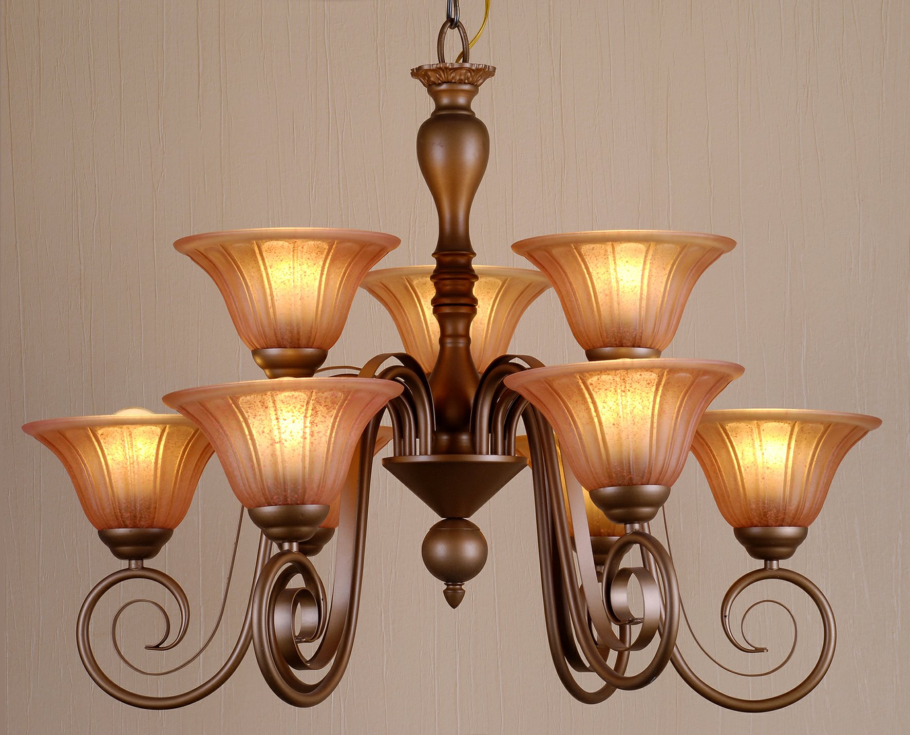 European Style 7 lights Chandelier L 33"
