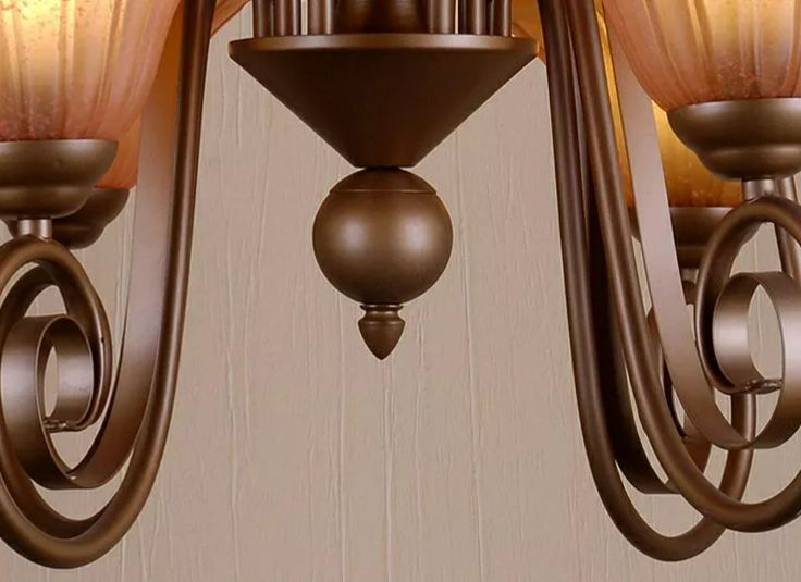 European Style 7 lights Chandelier L 33"