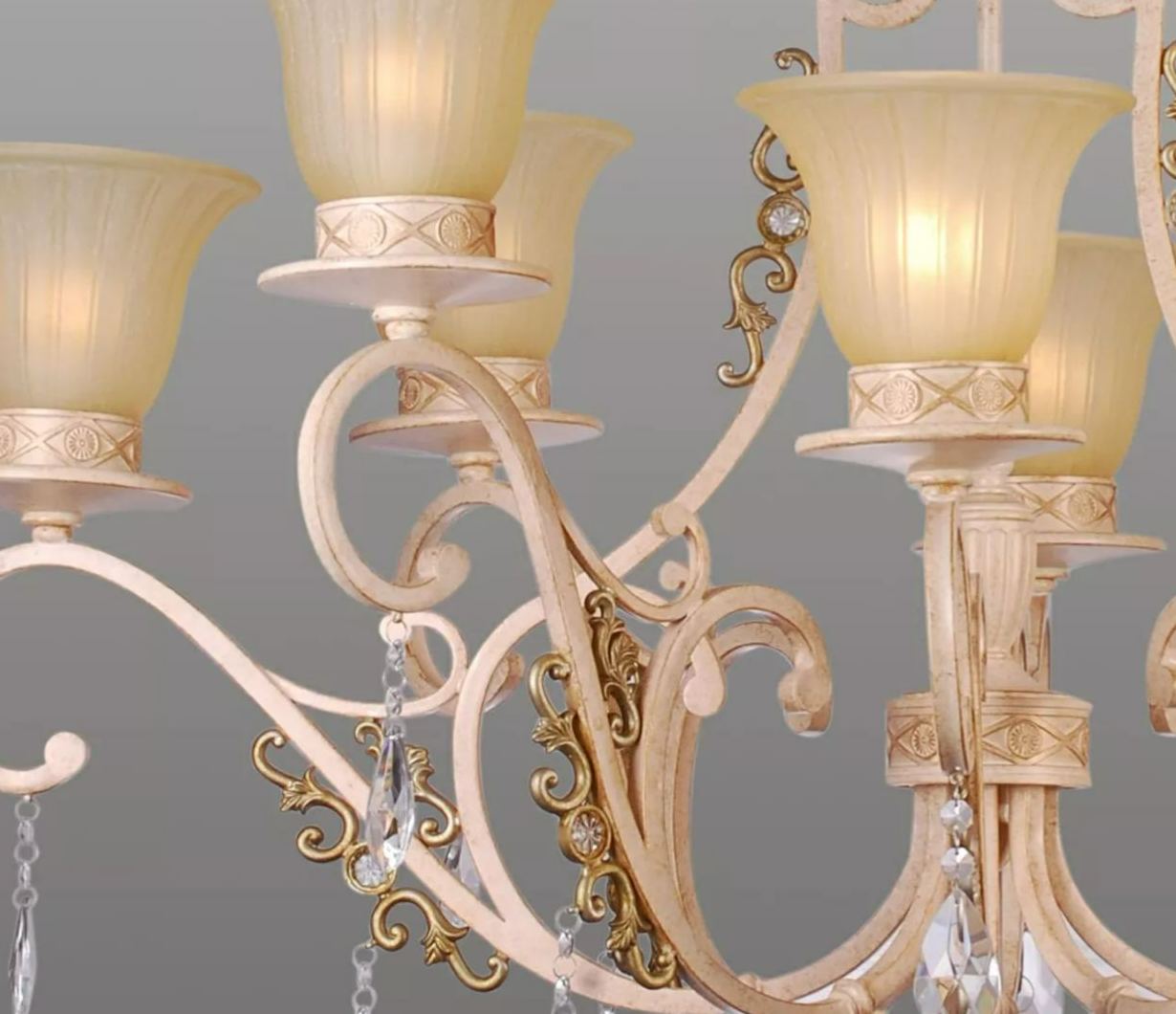 Classical Style Chandelier 2 28"
