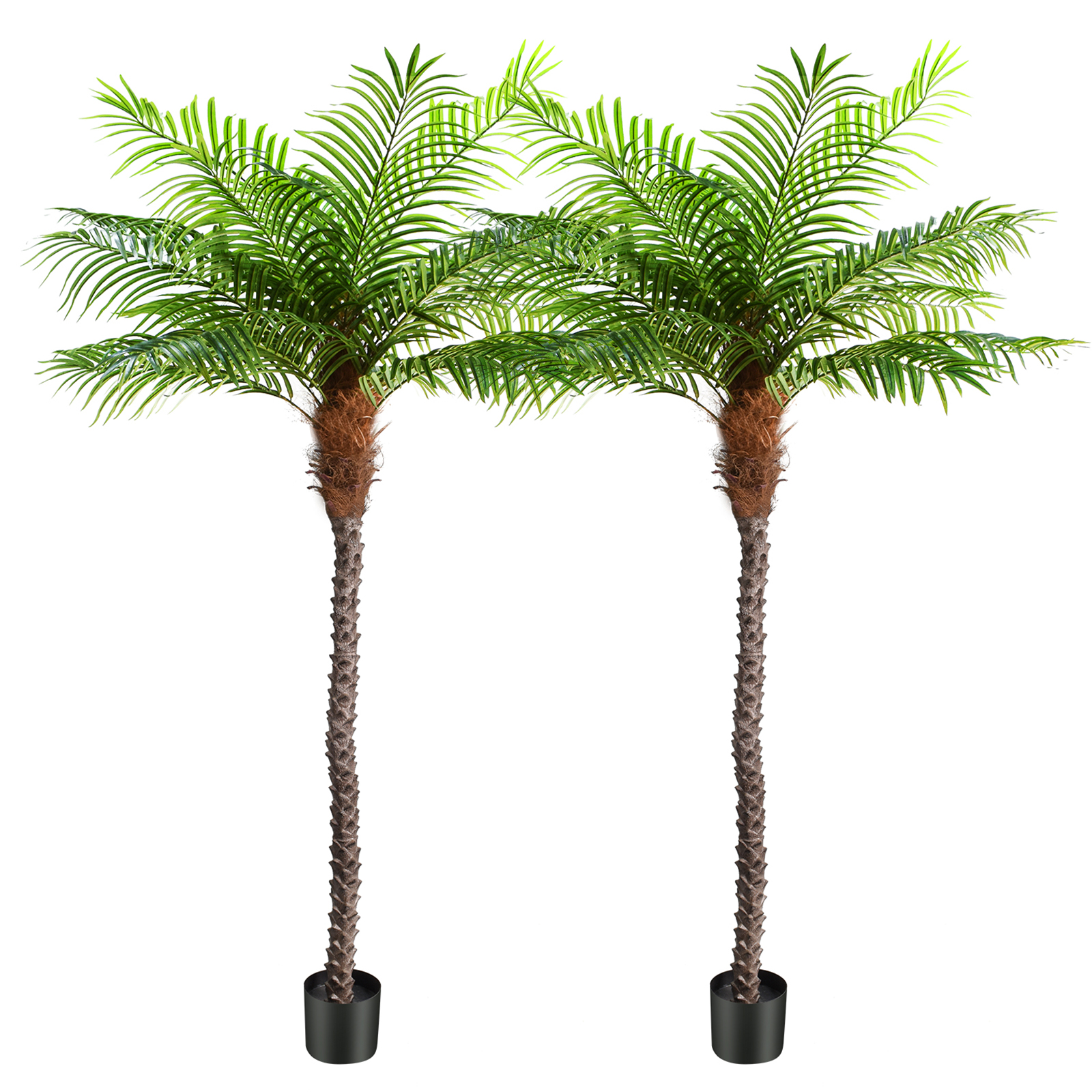 Keeplush 8.5ft Faux Phoenix Palm Tree 2 pieces