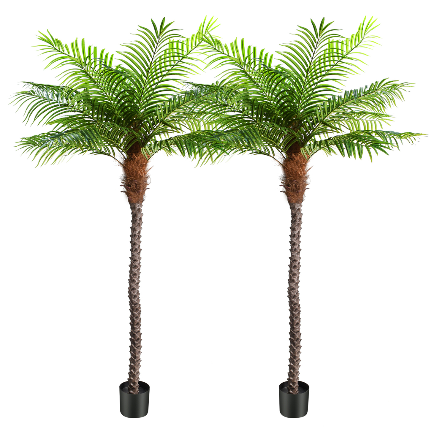 Keeplush 8.5ft Faux Phoenix Palm Tree 2 pieces