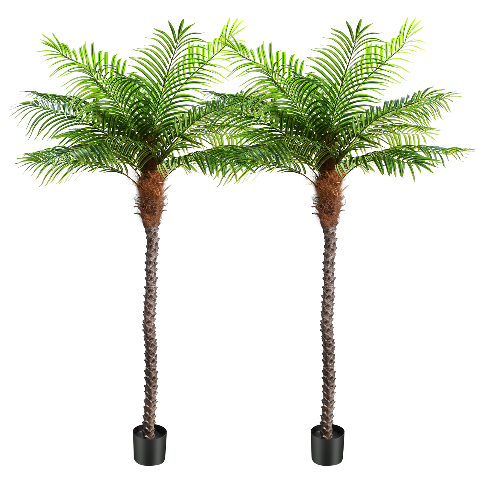 Keeplush 8.5ft Faux Phoenix Palm Tree 2 pieces