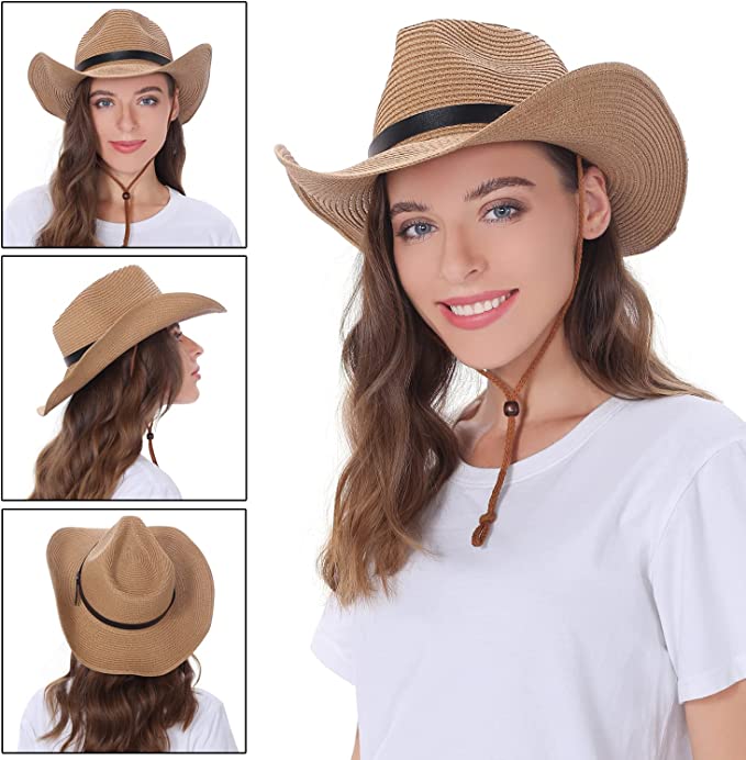 Straw Cowboy Hat for Men And Women