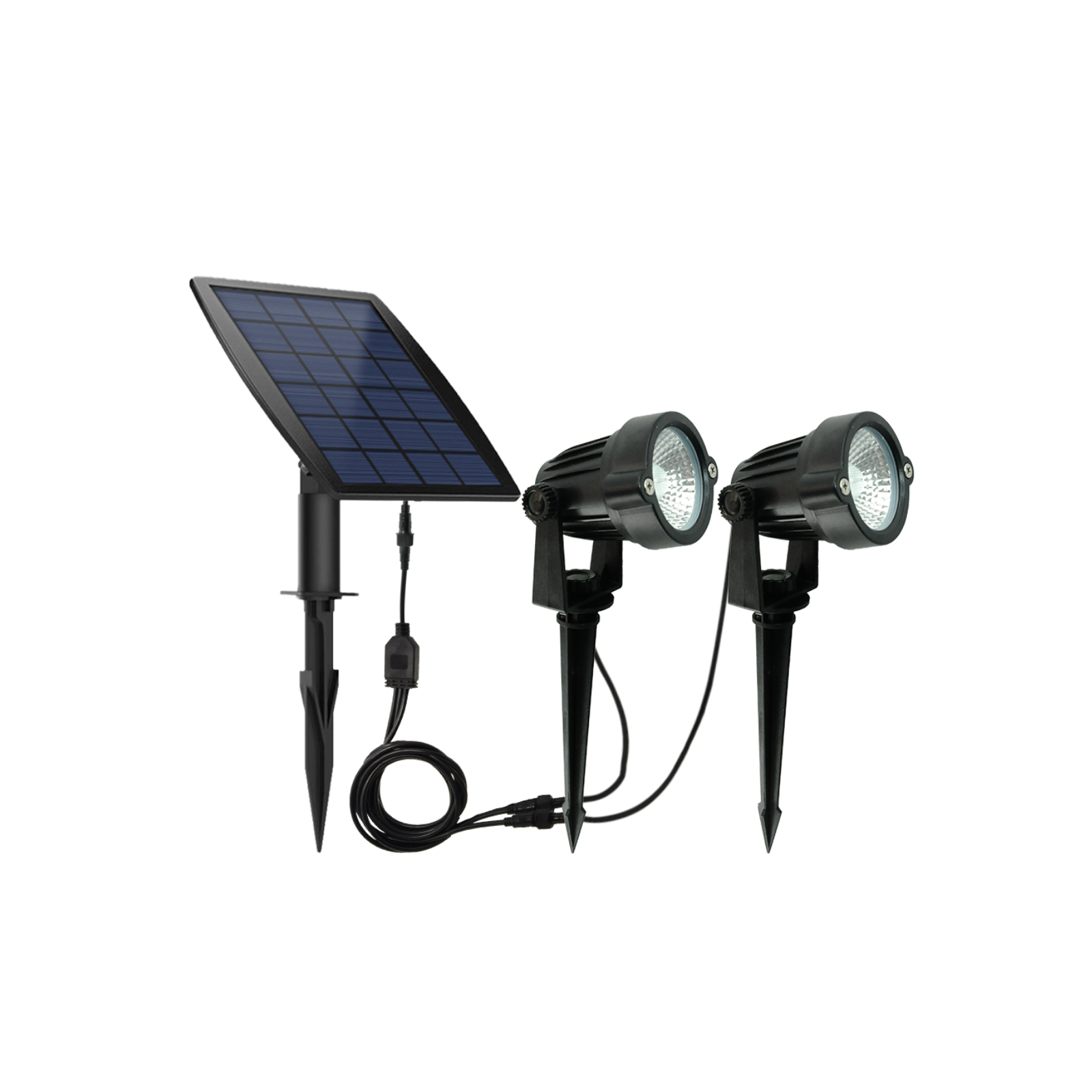 Commercial Solar Landscape Light Manufacturer China Aluminum Solar Spotlights and Uplights for Resort Projects IP66