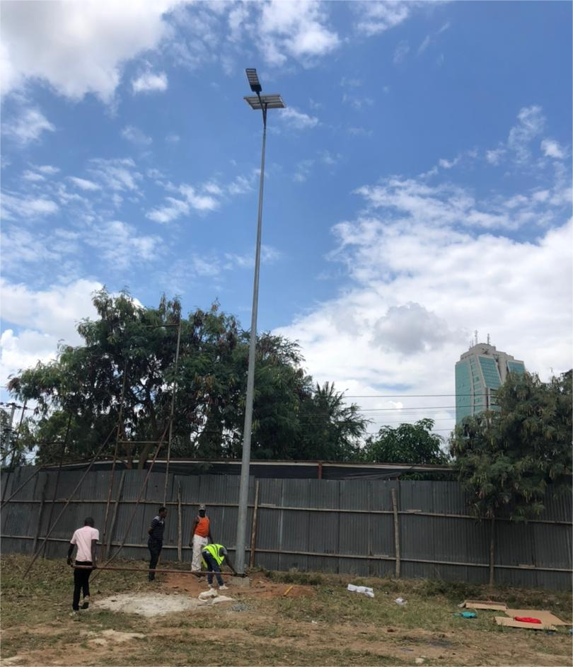 SUNCENTRE seperated aluminum solar street light for 4-12 meters project