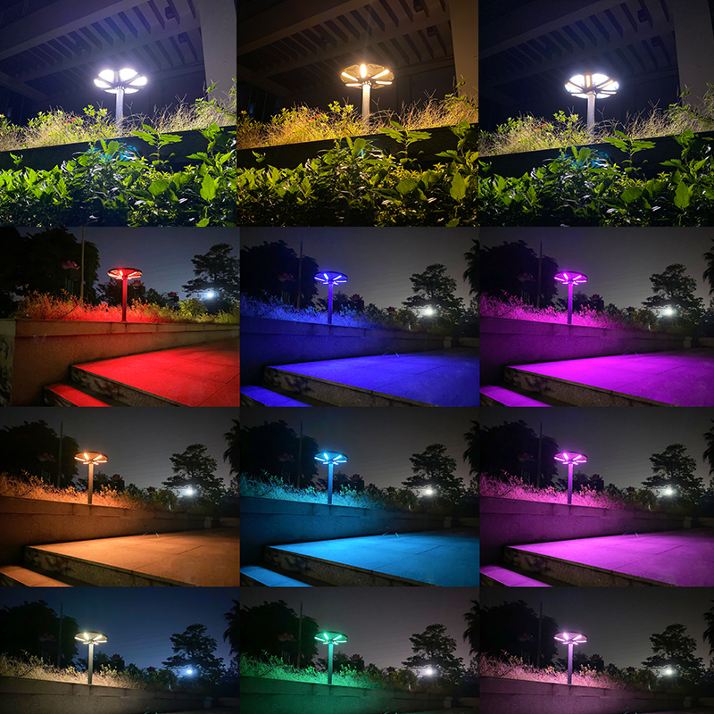SUNCENTRE integrated ABS UFO RGB solar garden light SC-UFO-RGB01