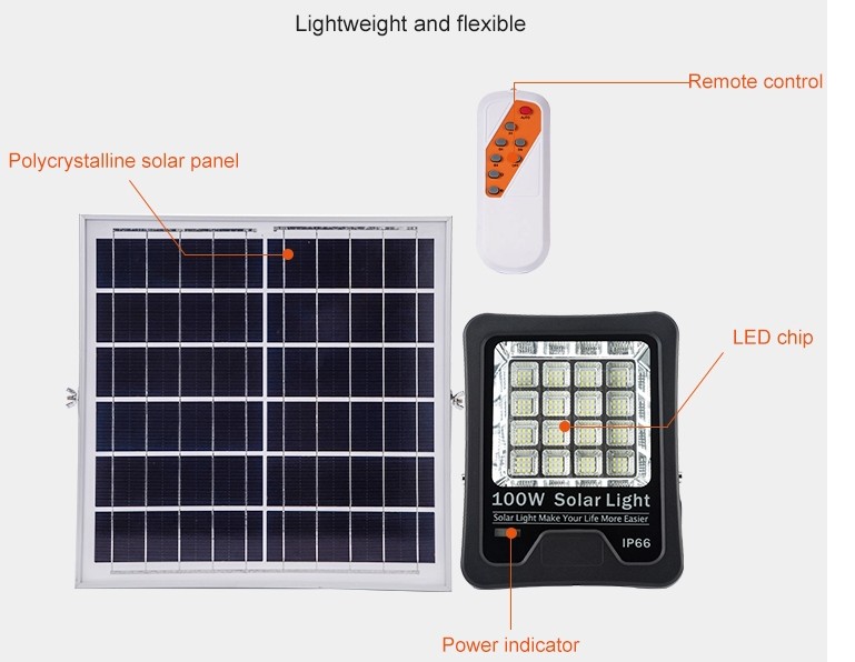 SUNCENTRE solar flood light SC-SFL-LK01