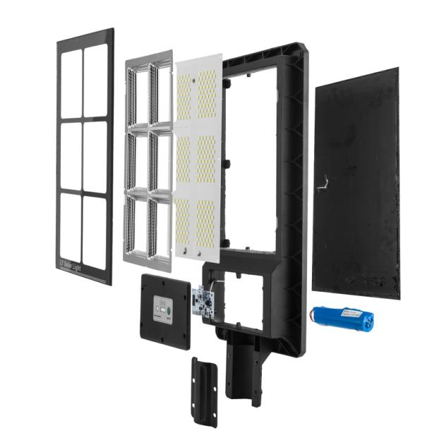 SUNCENTRE Integrated aluminum solar street light for 3-5 meters height