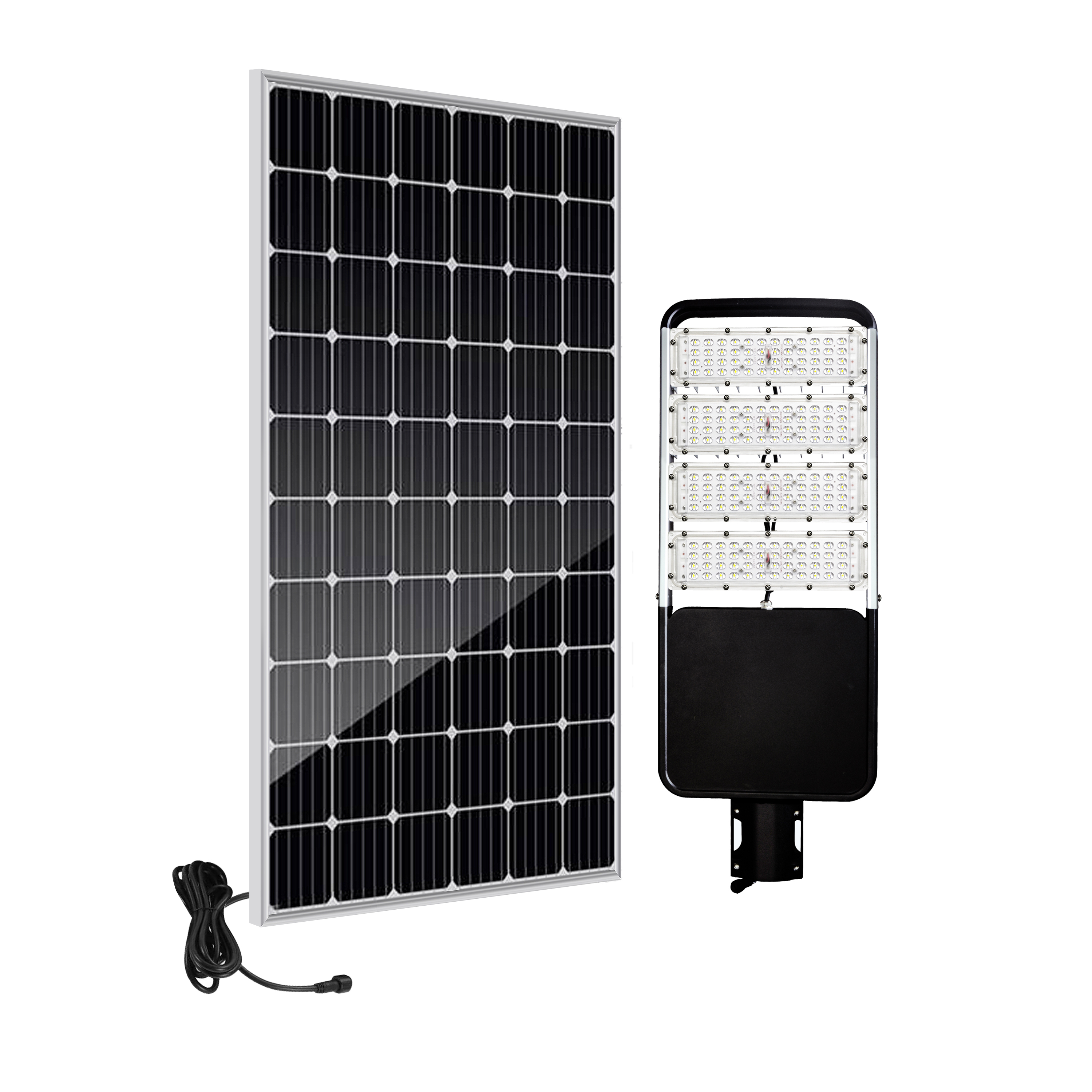SUNCENTRE seperated aluminum solar street light for 4-12 meters project
