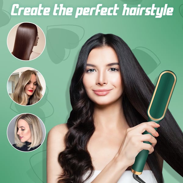 (Last Day Promotion – 48% OFF) Negative Ion Hair Straightener Styling Comb
