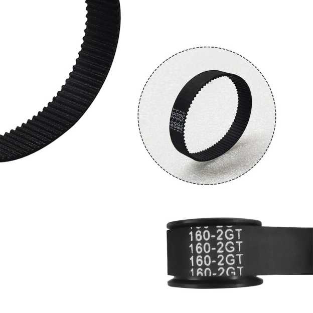 3D Printer Parts 160mm circumference closed loop timing belt width 10mm belt for VEHO600 Series