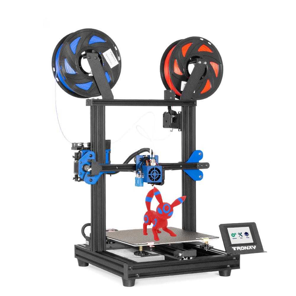 Tronxy XY-2 Pro 2E Titan 2 IN 1 OUT 3D Printer Two Colors DIY Kit 255x255x245mm