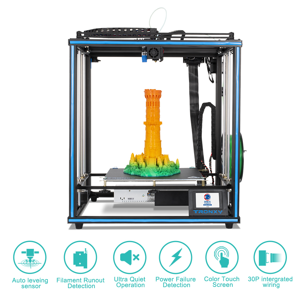 Tronxy X5SA 24V CoreXY 3D Printer DIY Kit with Build Size 300x330x400mm