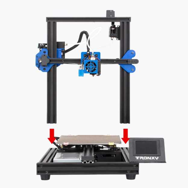 Tronxy XY-2 Pro 2E Titan 2 IN 1 OUT 3D Printer Two Colors DIY Kit 255x255x245mm