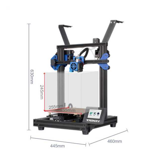 Tronxy XY-2 Pro 2E Titan 2 IN 1 OUT 3D Printer Two Colors DIY Kit 255x255x245mm