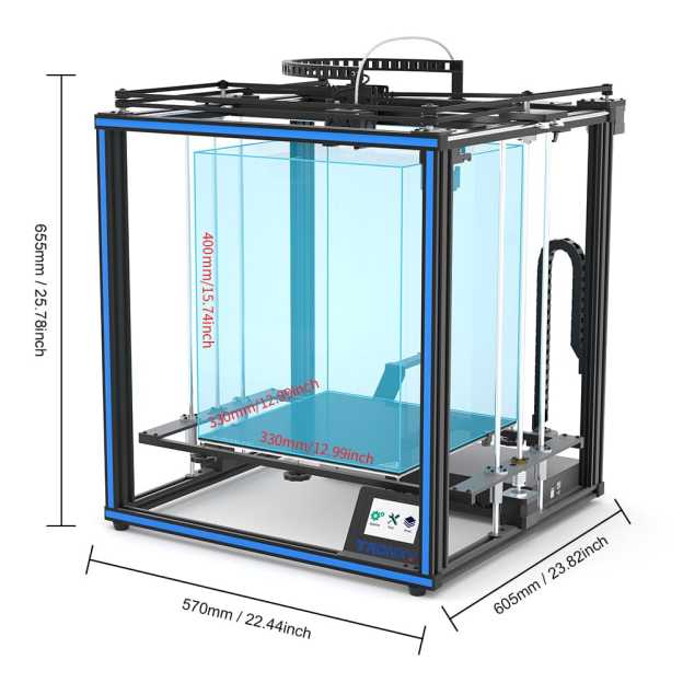 Tronxy X5SA PRO 3D Printer Tronxy New Version 3D Printer with TR Sensor Auto Leveling + Lattice Glass Plate