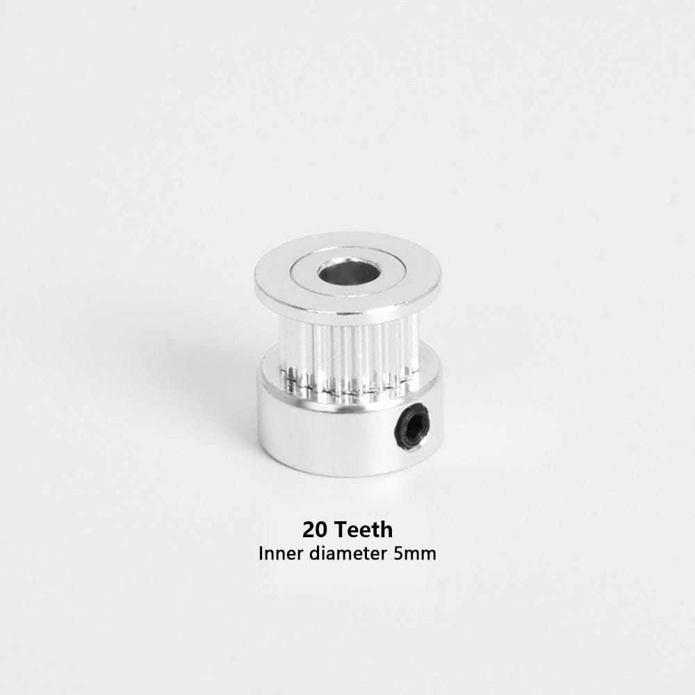 3D Printer Parts Synchronizing Wheel Timing Pulley 2GT 16 Teeth and 20 Teeth Support Timing Belt Pulleys (5PCS)