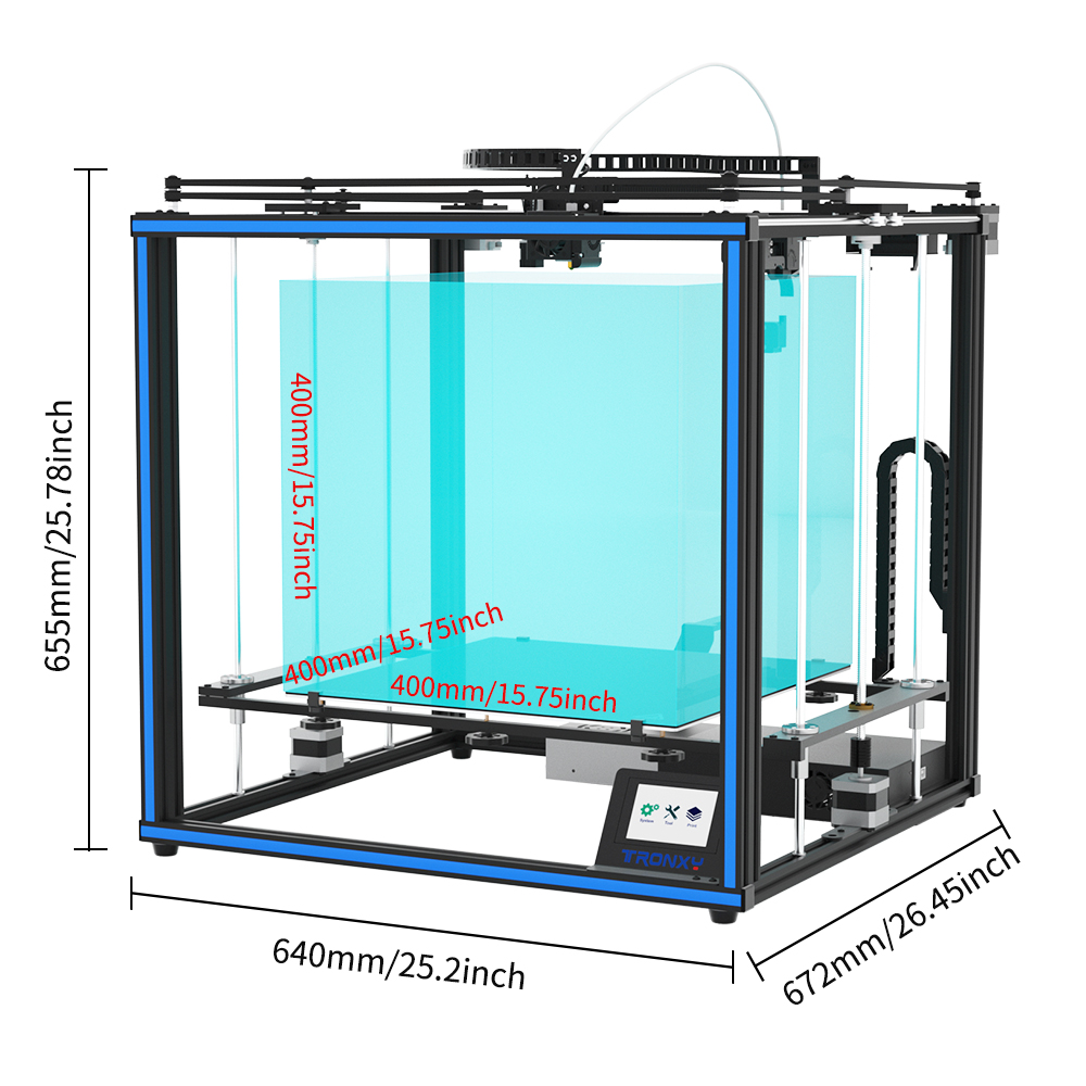 Tronxy X5SA-400 PRO New Version with TR Sensor+Lattice Glass Tronxy X5SA-400 PRO New Version with TR Sensor+Lattice Glass