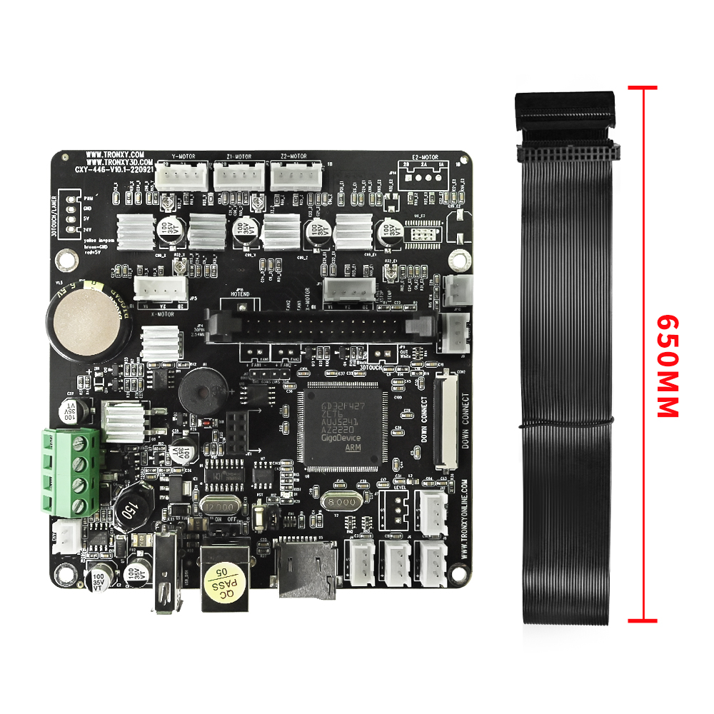 Tronxy Silent Board Motherboard with Wire Cable for X5SA and X5SA-400 Series 3D Printer