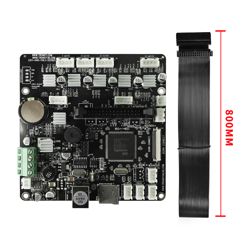 Tronxy Silent Mainboard with Wire Cable for 2E Series dual extruder 3d printing