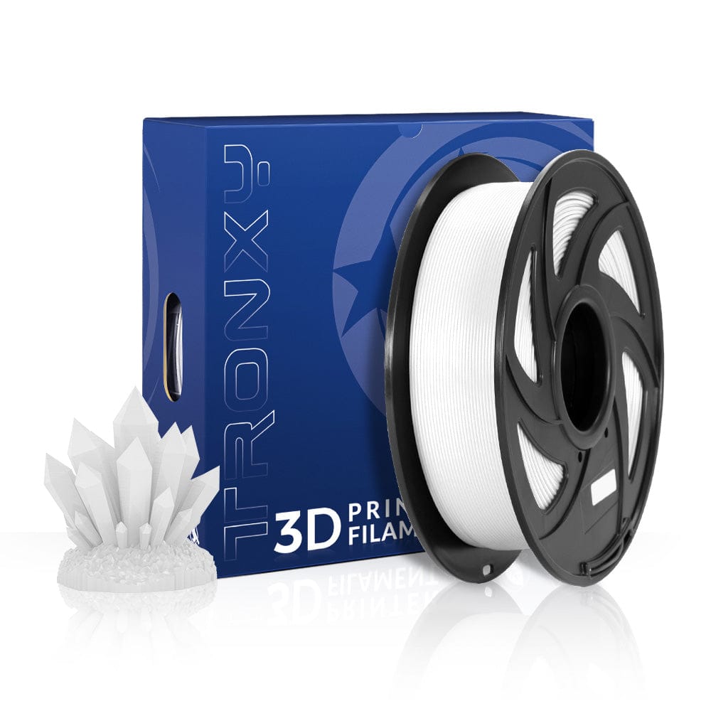Tronxy 3D Printer White PLA 3D Printing Filament 1.75 mm, 2.2 LBS (1KG)