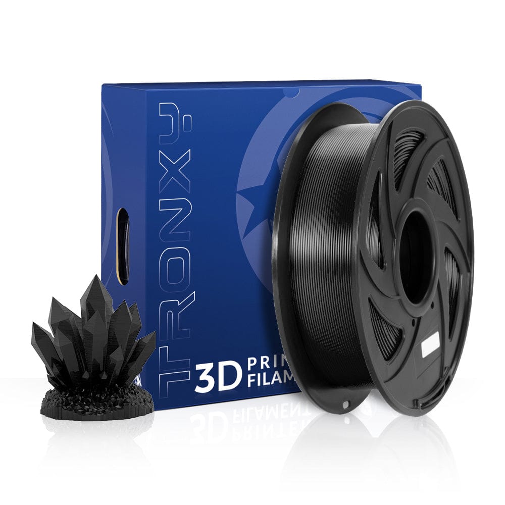 Tronxy 3D Printer Black PLA 3D Printing Filament 1.75 mm, 2.2 LBS (1KG)