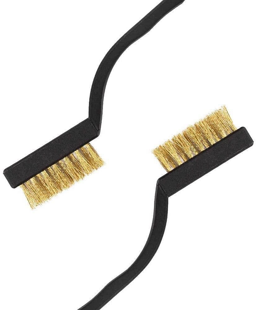 Tronxy 2PCS 3D Printer Nozzle Cleaning Copper Wire Toothbrush Tool Copper Brush Handle Hot Bed Cleaning Toothbrush, Nozzle Cleaner Tool Heater Block Cleaning Parts - Tronxy 3D Printer - Best 3D Printer for Beginners