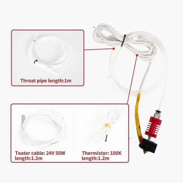 Tronxy 3D Printer 24V MK10 Upgrade Extruder Kit with 0.4mm Nozzle - Tronxy 3D Printer - Best 3D Printer for Beginners