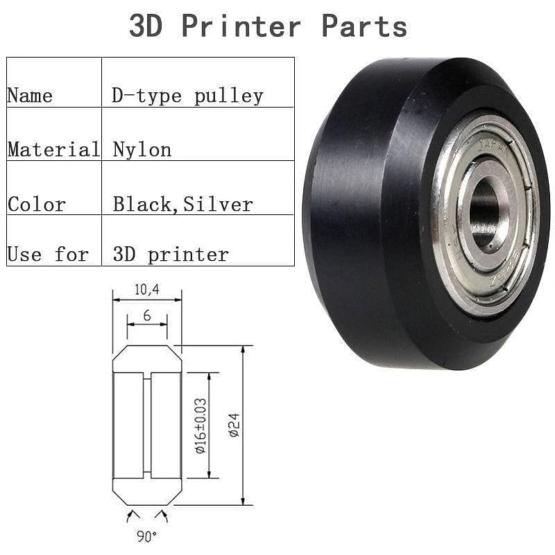 Tronxy 3D Printer D Type Synchronous Wheel Suitable for XY-2-PRO/X5SA/X5SA-PRO/X5SA-400/X5SA-500-2E - Tronxy 3D Printer - Best 3D Printer for Beginners